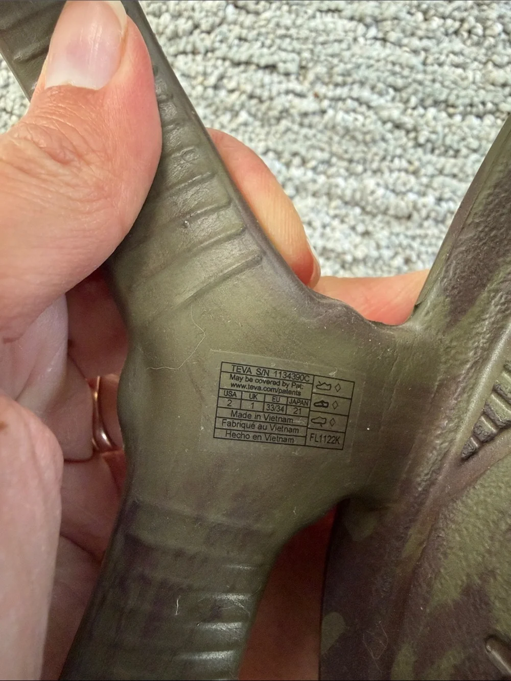 Teva Kid's Hurricane Drift Huemix - Olive Swirl C2